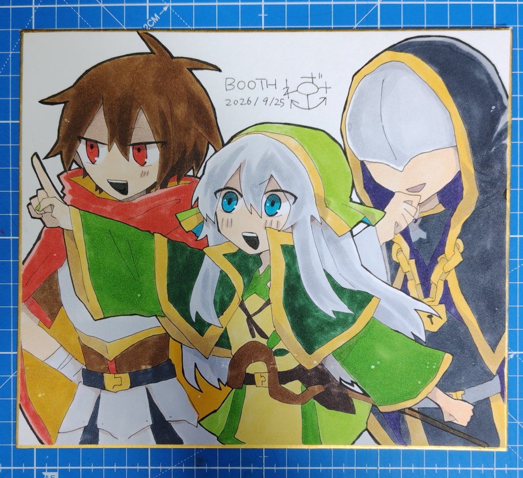 ---完売---　【勇者の選択肢がおかしい】手描き色紙