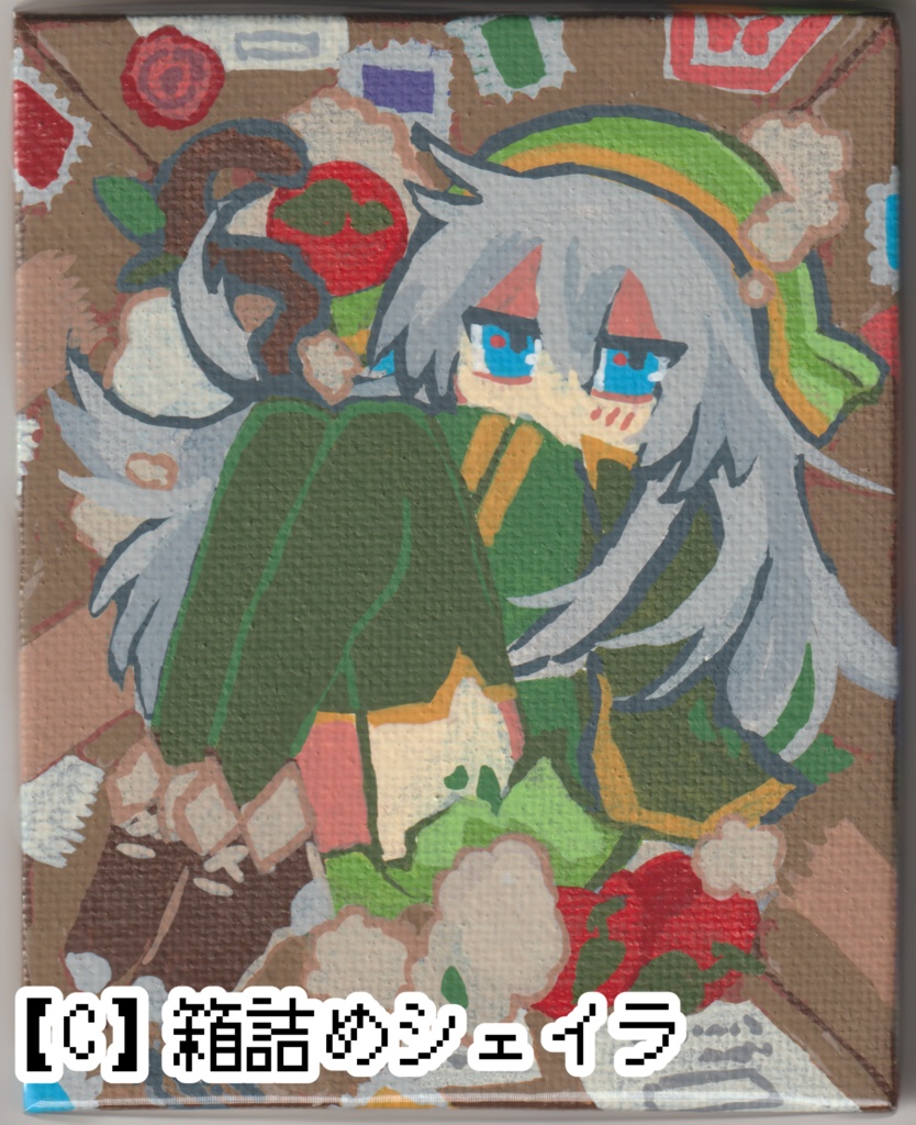 ---完売--- 【勇者の選択肢がおかしい】手描きミニキャンバス