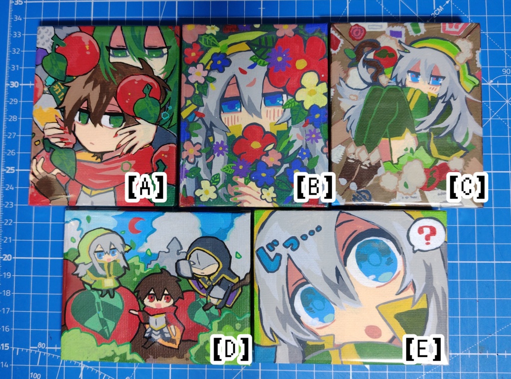 ---完売---　【勇者の選択肢がおかしい】手描きミニキャンバス