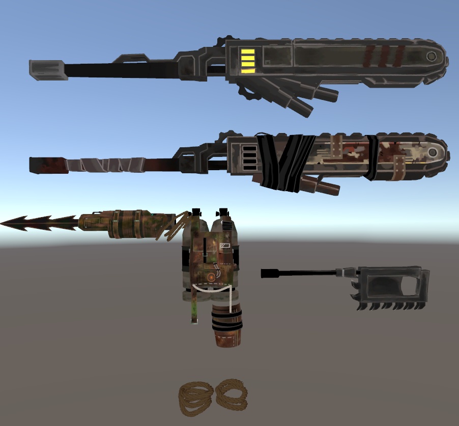 【無料】奥歯人格の武器4種/ Molar Fixer ID Weapon