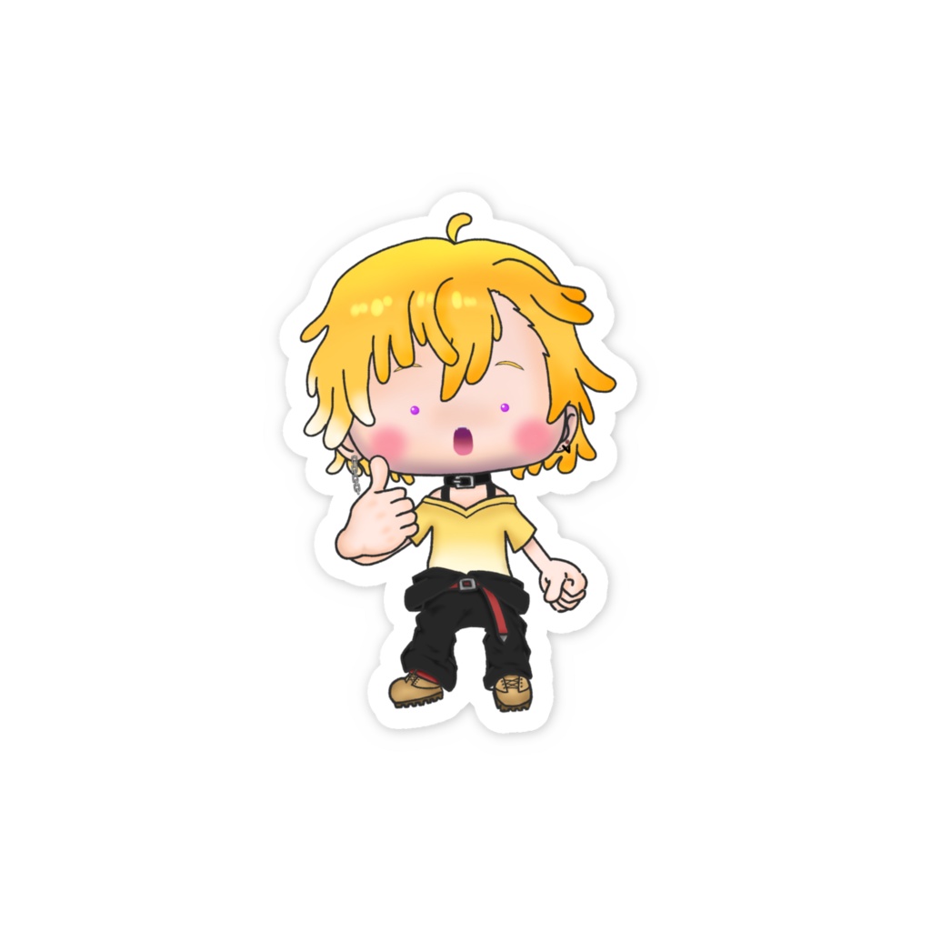 へんしんP太郎ステッカーB