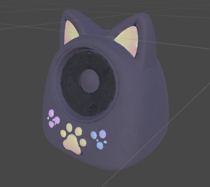 【限定価格】地雷ゆめかわ猫耳スピーカー / 3Dモデル / 3D家具