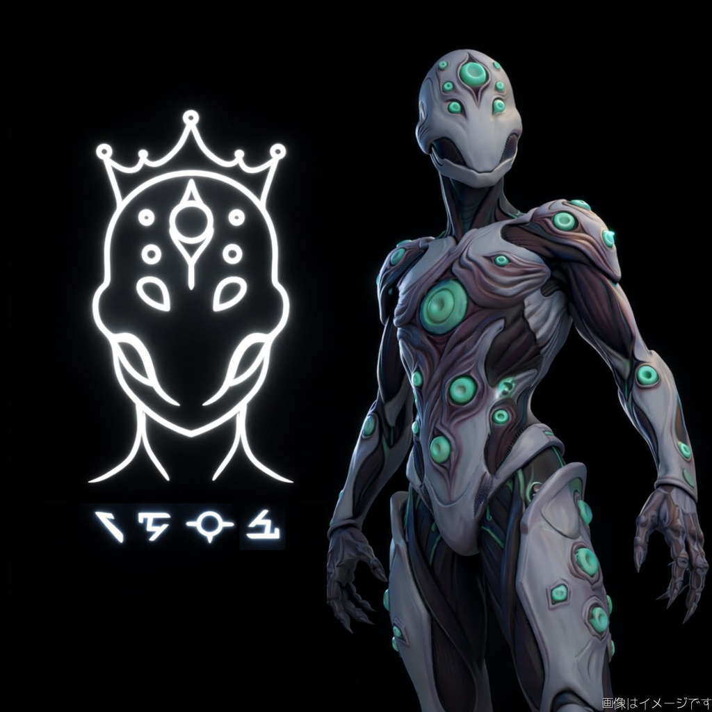 【VRChat想定】オリジナル人外3Dモデル「美装甲姫（セラフィア）」