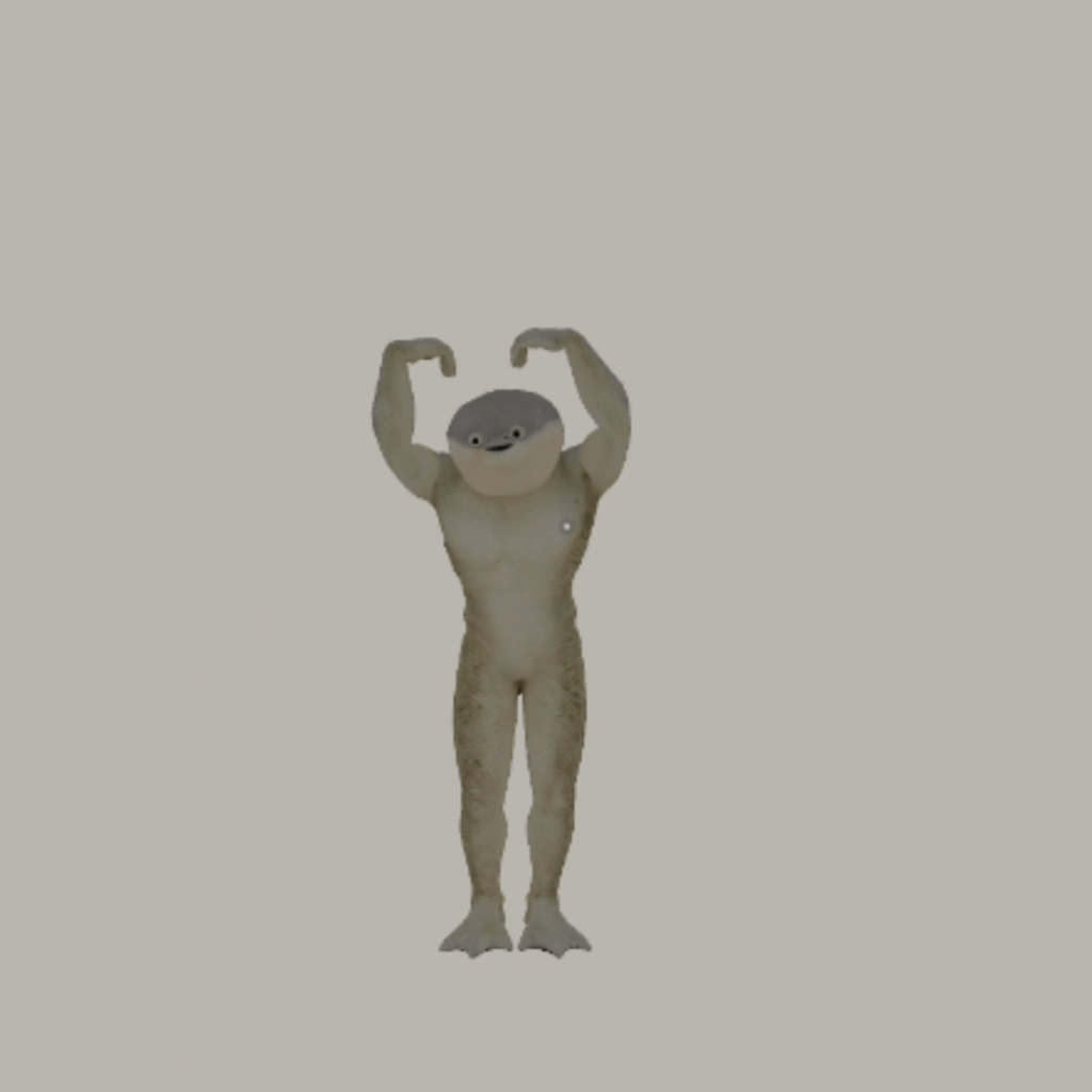 【割引価格】「VRChat」サカバンバスピス かわいい人外異形アバター sacabambaspis 3DModel