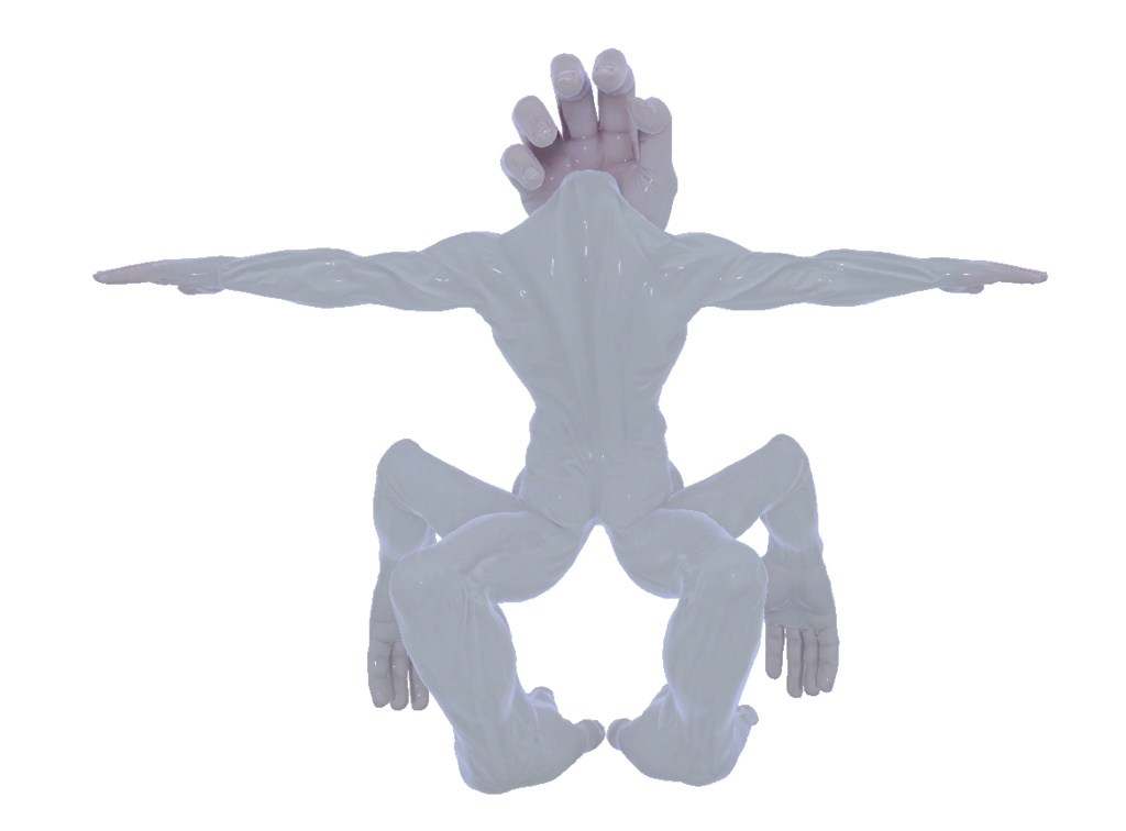 【超異質攻撃ギミック付】手々羅/VRChat Japanese monster Avatar