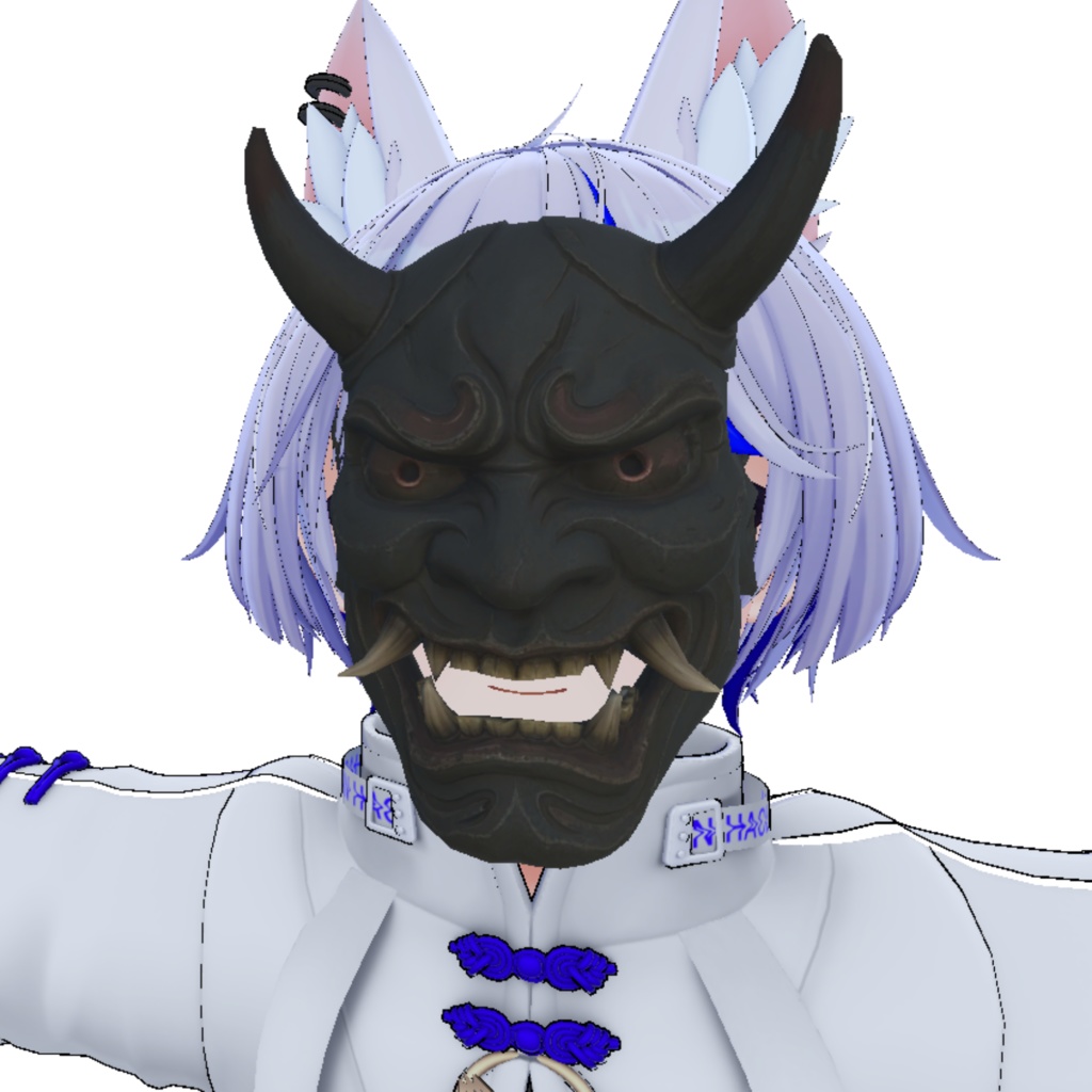 【セール中・VRChat想定】鬼仮面/Japanese style Oni's Mask