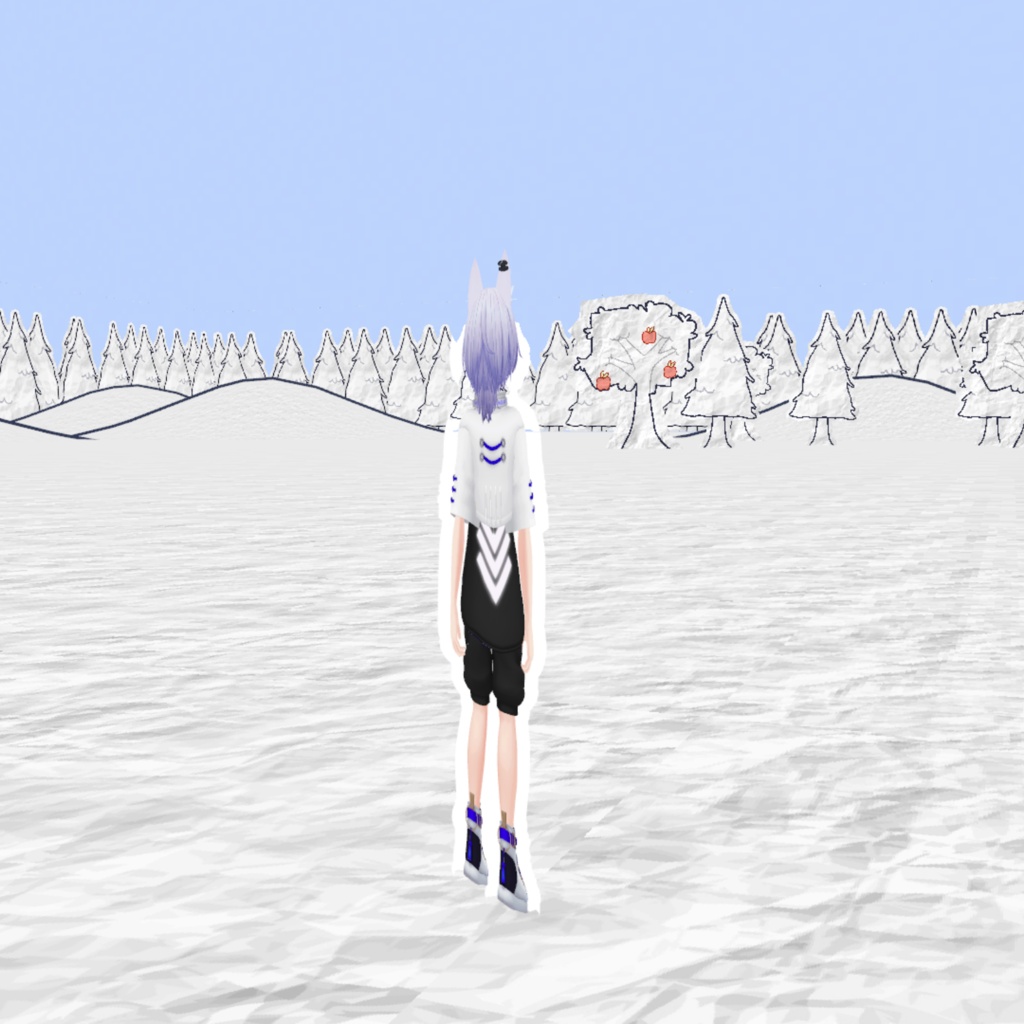 【セール中・VRC想定】紙芝居平面シェーダー/Paper Cutout White Outline Shader for VRChat