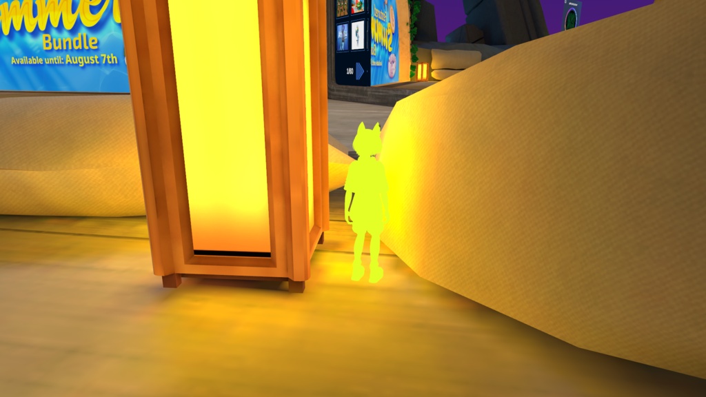 【セール・VRC色塗りかくれんぼ】ちょっとカメレオンぎみっく/ VRChat Hide and seek color change gimmick