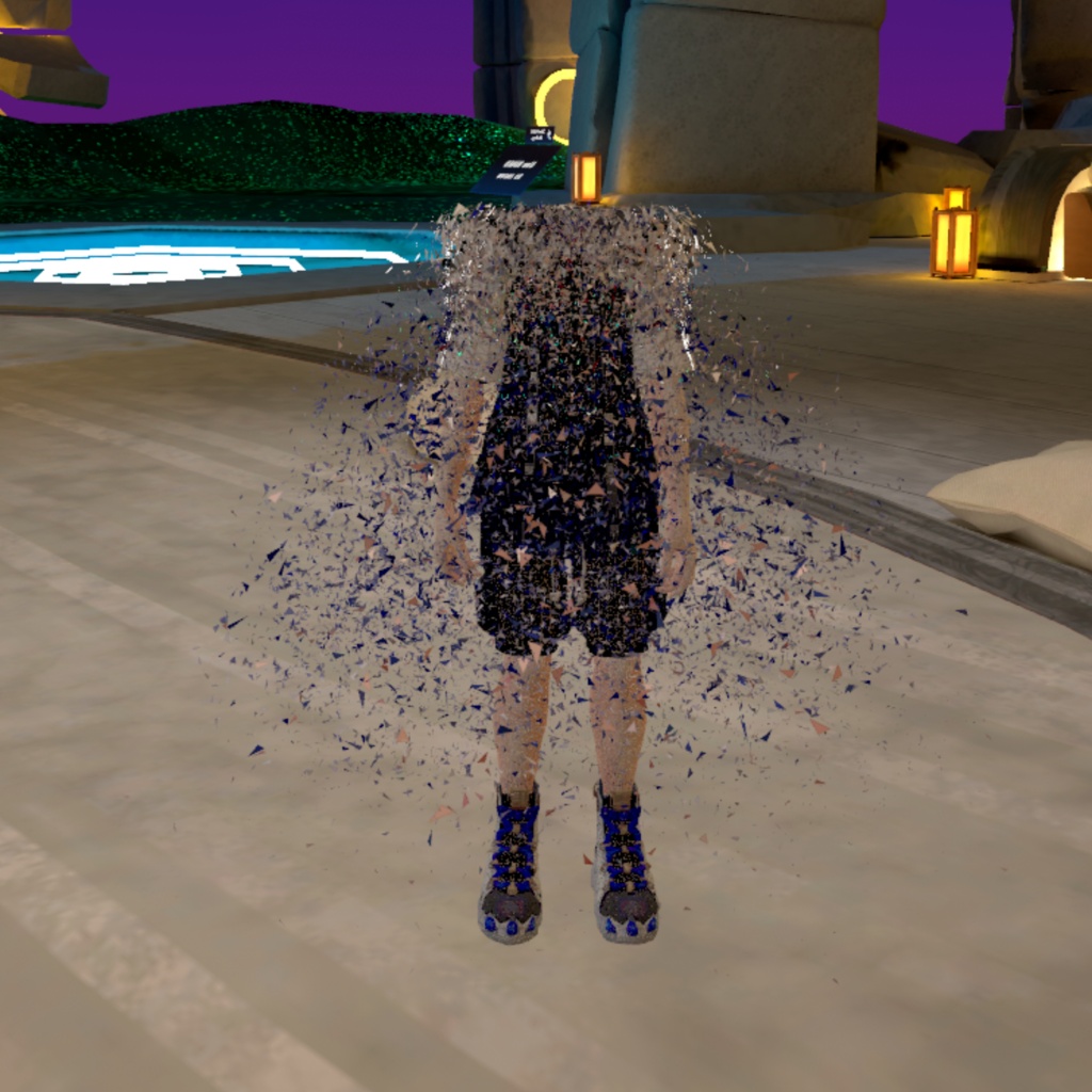 【セール・VRC】身体崩壊シェーダー/Body falling apart Shader for VRChat
