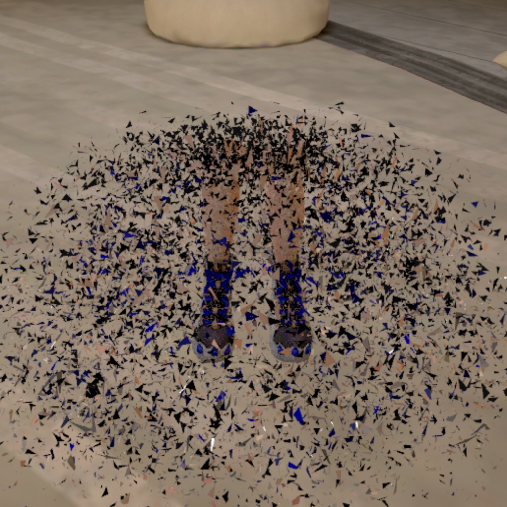 【セール・VRC】身体崩壊シェーダー/Body falling apart Shader for VRChat