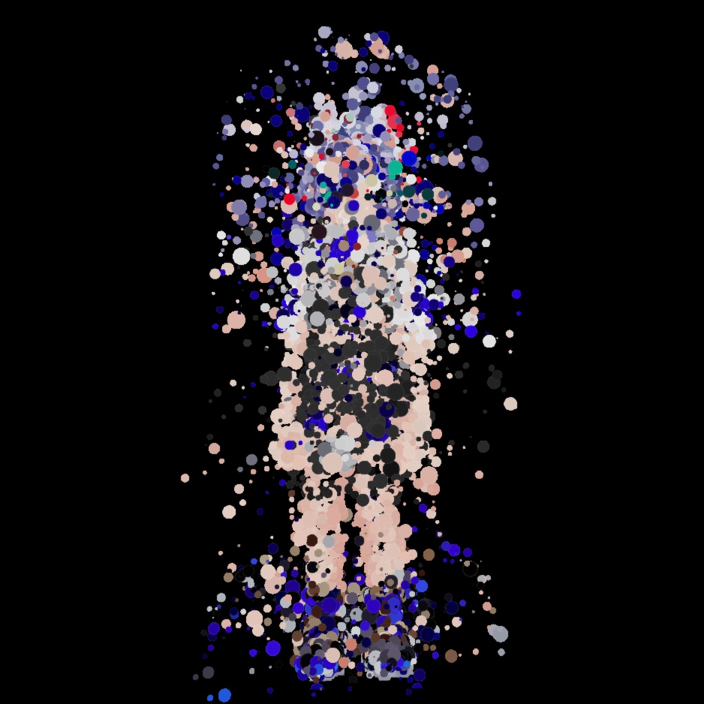 【セール・VRC】つぶつぶ体シェーダー - Bubble Body|全身を泡つぶへ変換するアバターシェーダー