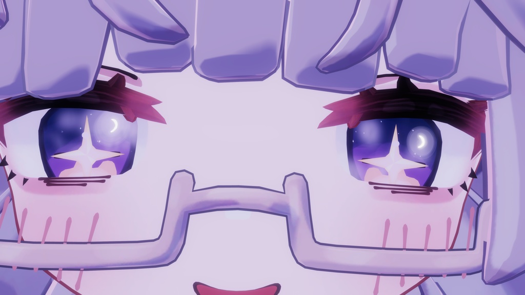 【ししゅか専用】ミカヅキ夜空の瞳【動く!】