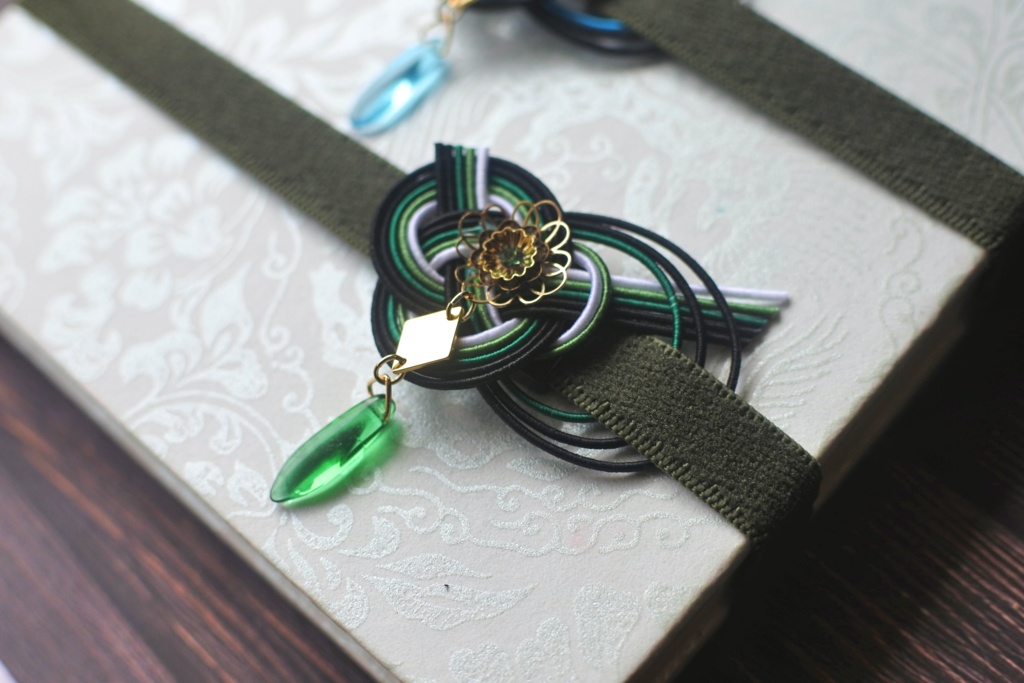 花添ふ「梅枝」:御朱印帳バンド