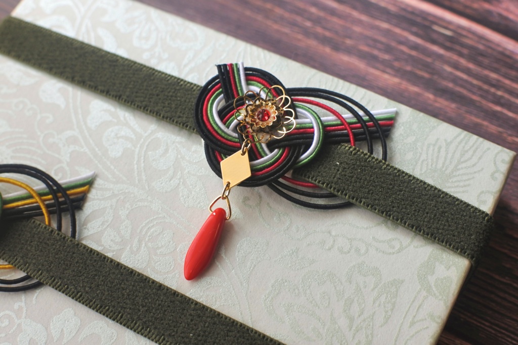 花添ふ「梅枝」:御朱印帳バンド