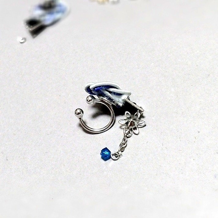 梅結び❀イヤーカフ