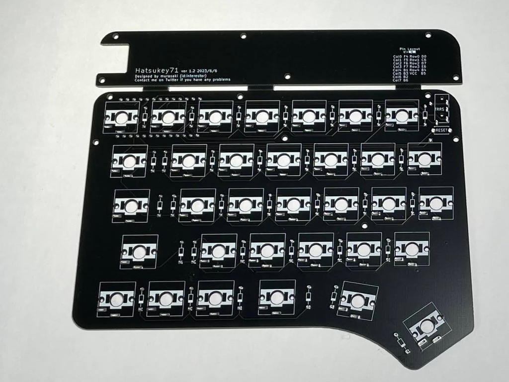 Hatsukey70左手基板(B品)