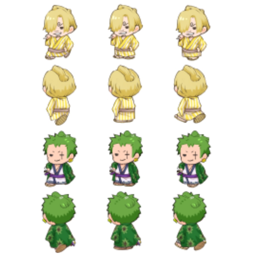 【無料】ピクリエ用アバター　サンゾロ 2弾