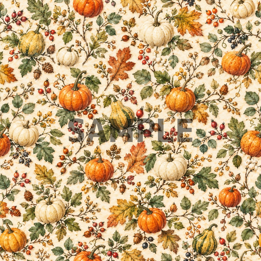 Halloween Forest Design Paper|ハロウィンの森 デザインペーパー 10柄セット