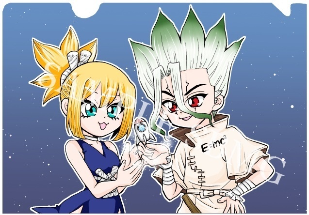 千空×コハククリアファイル(A6)宇宙