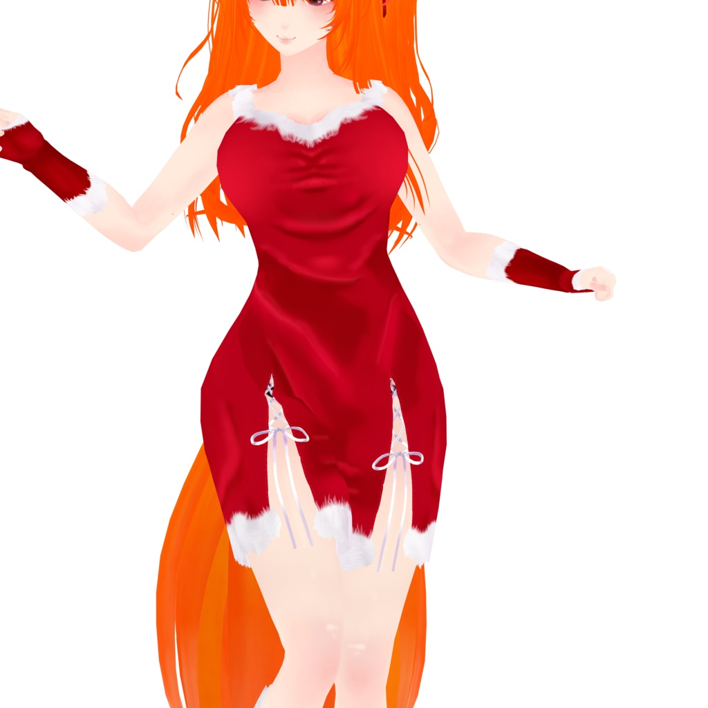 【VRoid】 SANTA Dress Outfit | vtuber | Christmas suit 【サンタドレス衣装 | クリスマススーツ】