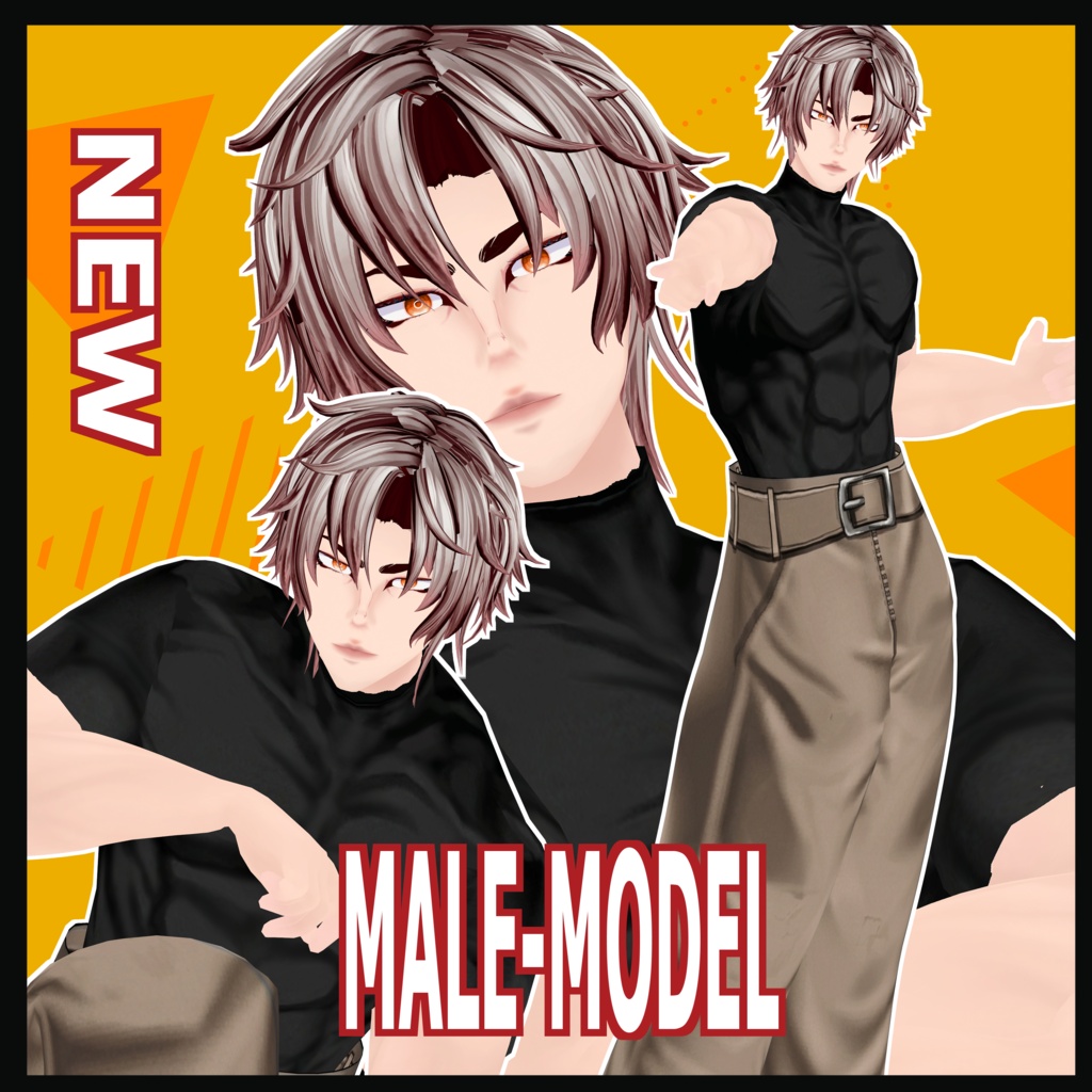 Male Model VRM Avatar | 男性モデル　VRMアバター | Modelo Masculino VRM Avatar
