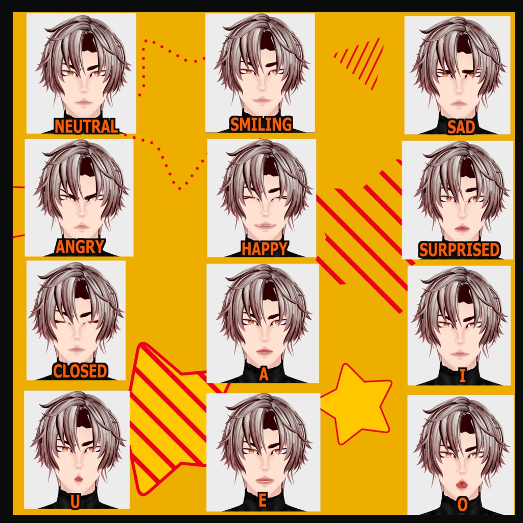 Male Model VRM Avatar | 男性モデル VRMアバター | Modelo Masculino VRM Avatar