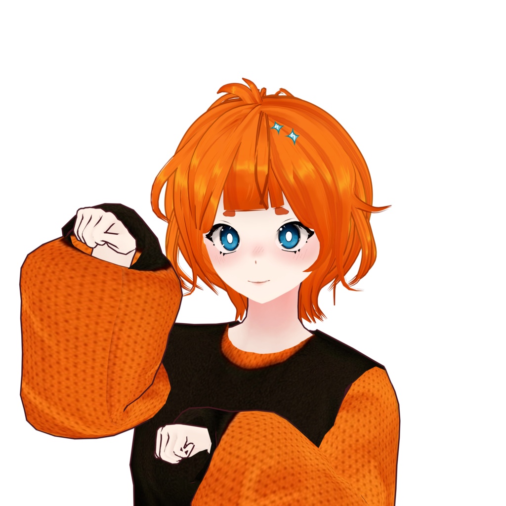 Orange Girl VRM Avatar | オレンジガール VRMアバター | Avatar Chica Naranja VRM | Vroid