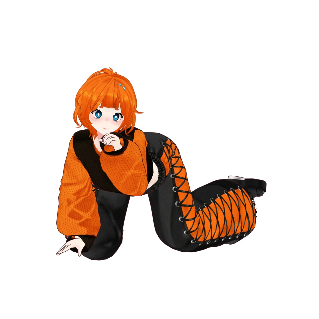 Orange Girl VRM Avatar | オレンジガール VRMアバター | Avatar Chica Naranja VRM | Vroid