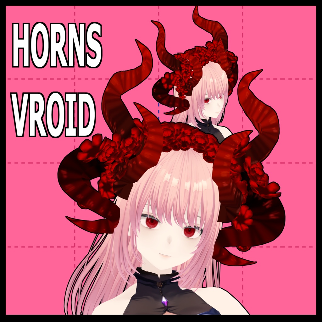 [Horns VRoid Accessory] [ホーン VRoid アクセサリー]