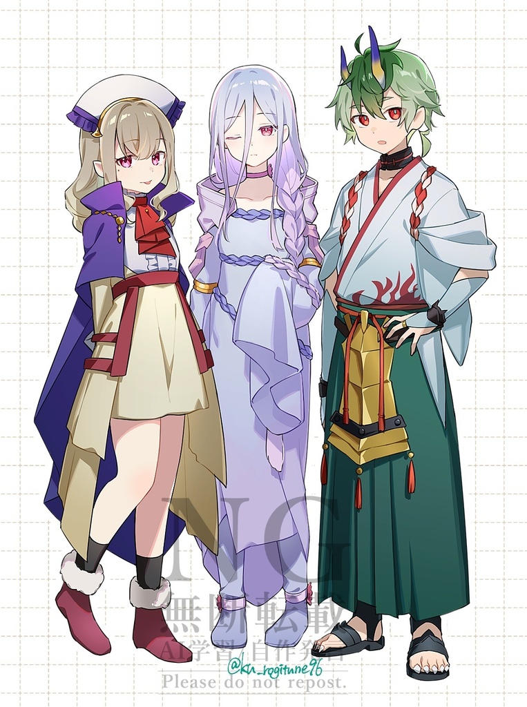 白ソフィ鬼アクリルスタンド