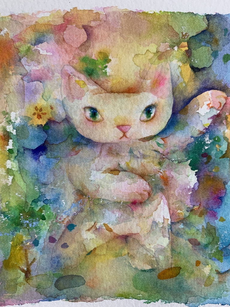 手描きイラスト　ミニ原画