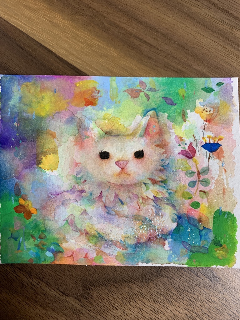 手描きイラスト　ミニ原画