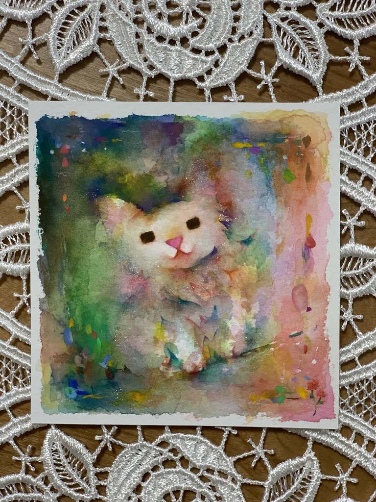 手描きイラスト　ミニ原画