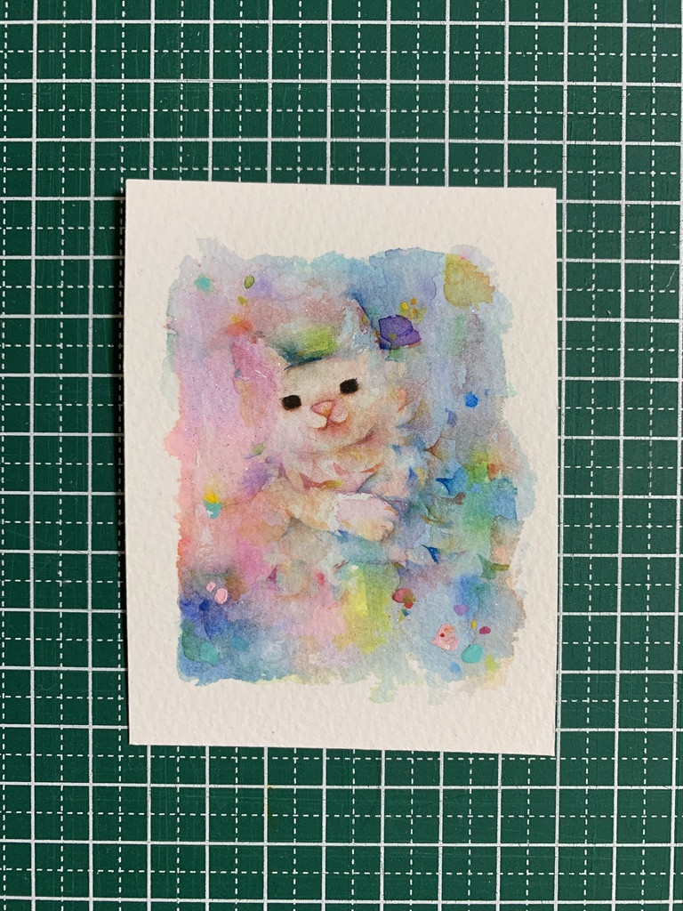 手描きイラスト　ミニ原画