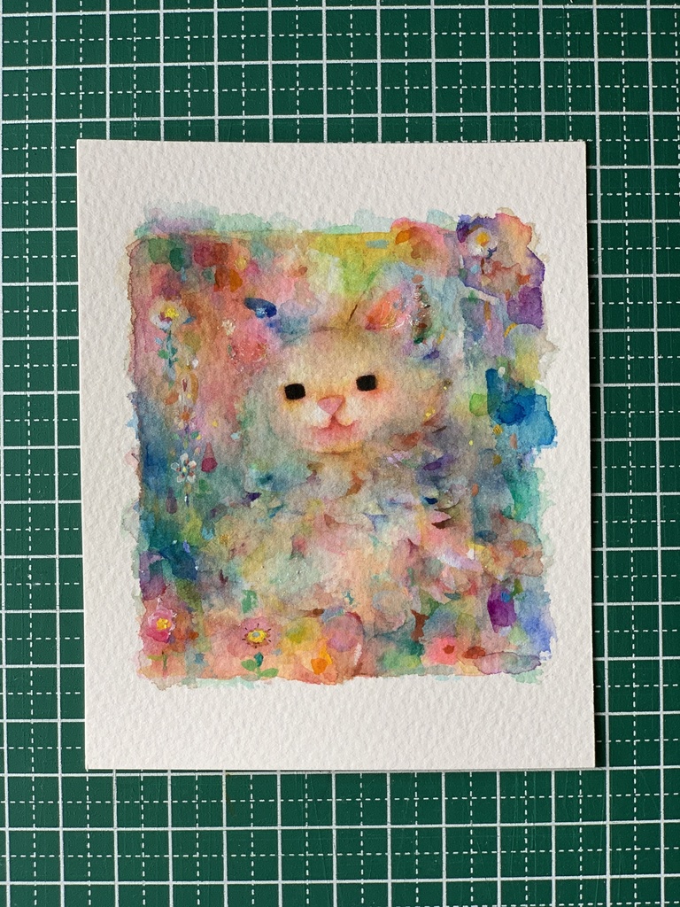 手描きイラスト　ミニ原画