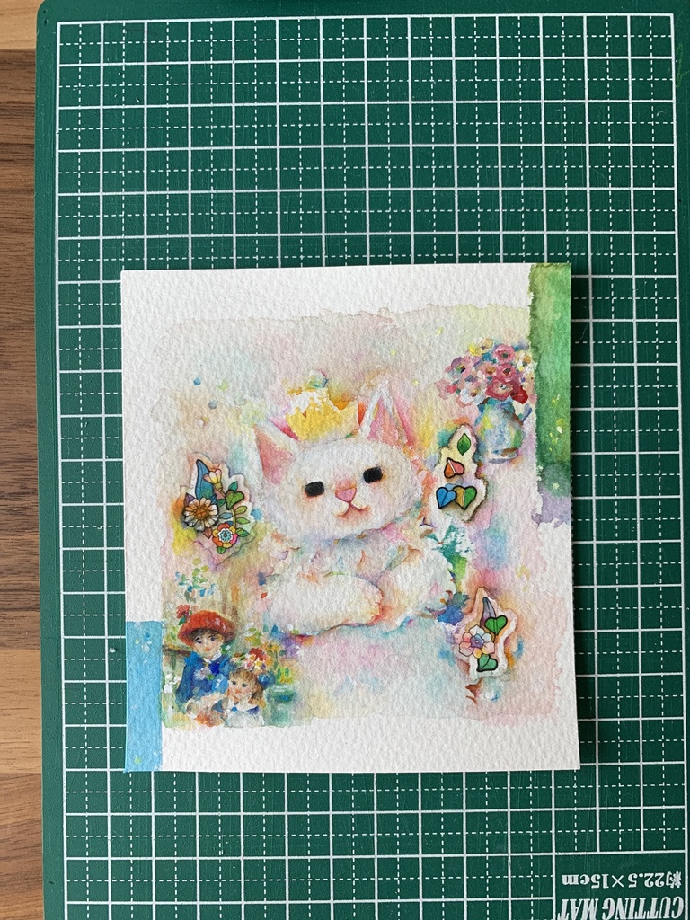 手描きイラスト　ミニ原画