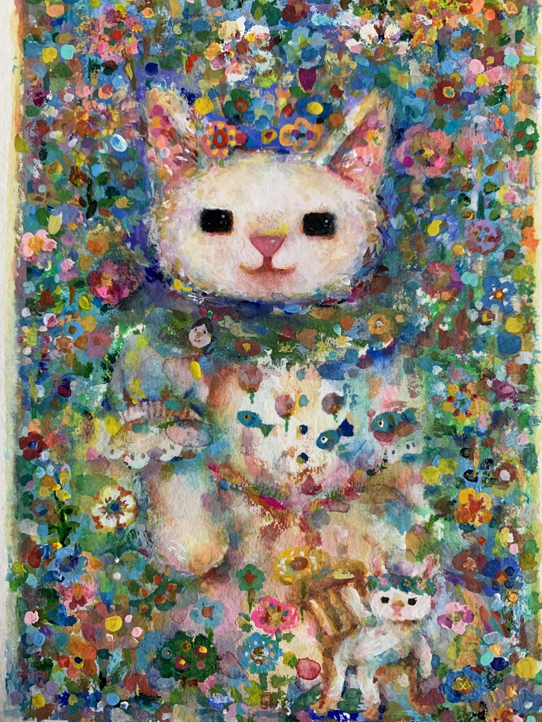 手描きイラスト　ミニ原画