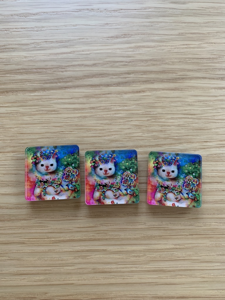 マグネットB  1個　3cm×3cm