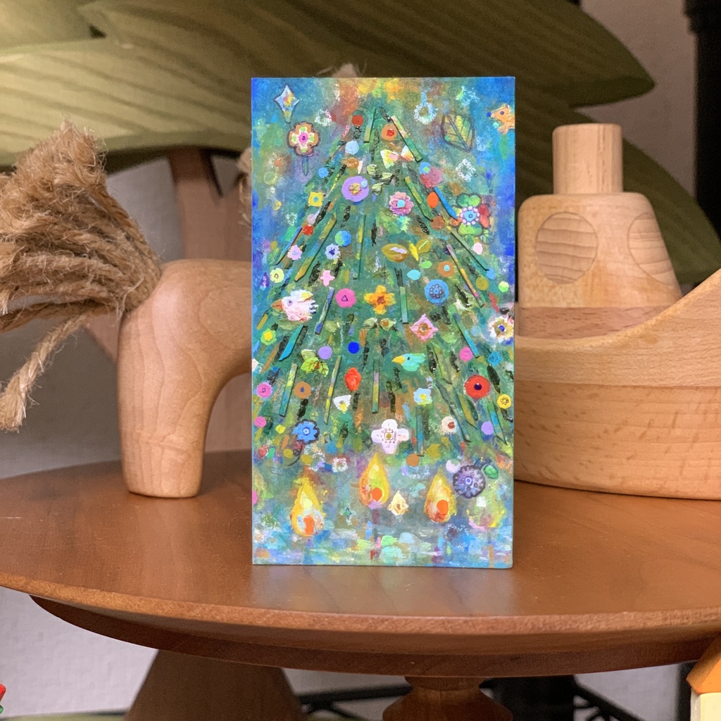ミニ原画　クリスマスツリー