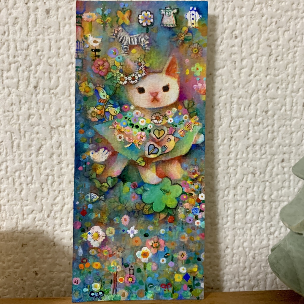 ミニ原画 ネコ