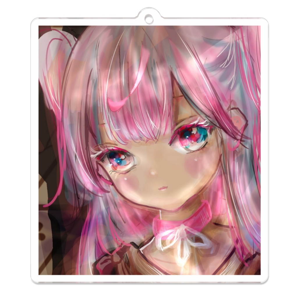 少女の瞳の何か