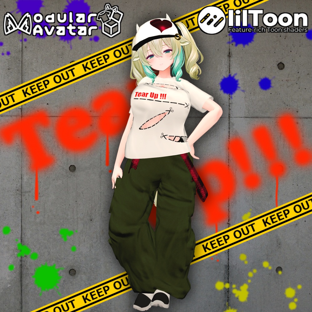 [MA対応＆着脱ギミック搭載]ミルティナちゃん用衣装「Tear up」