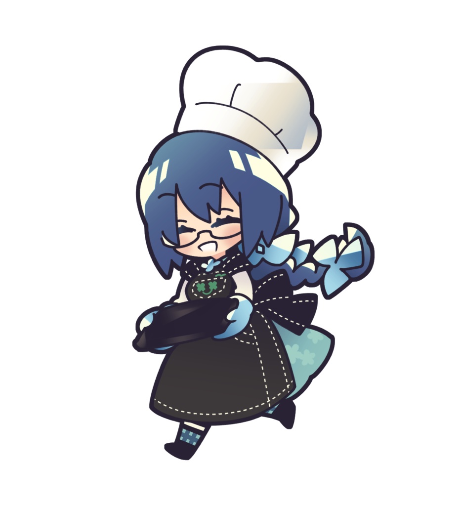 お料理ひとろん アクリルキーホルダー_コーティング仕様