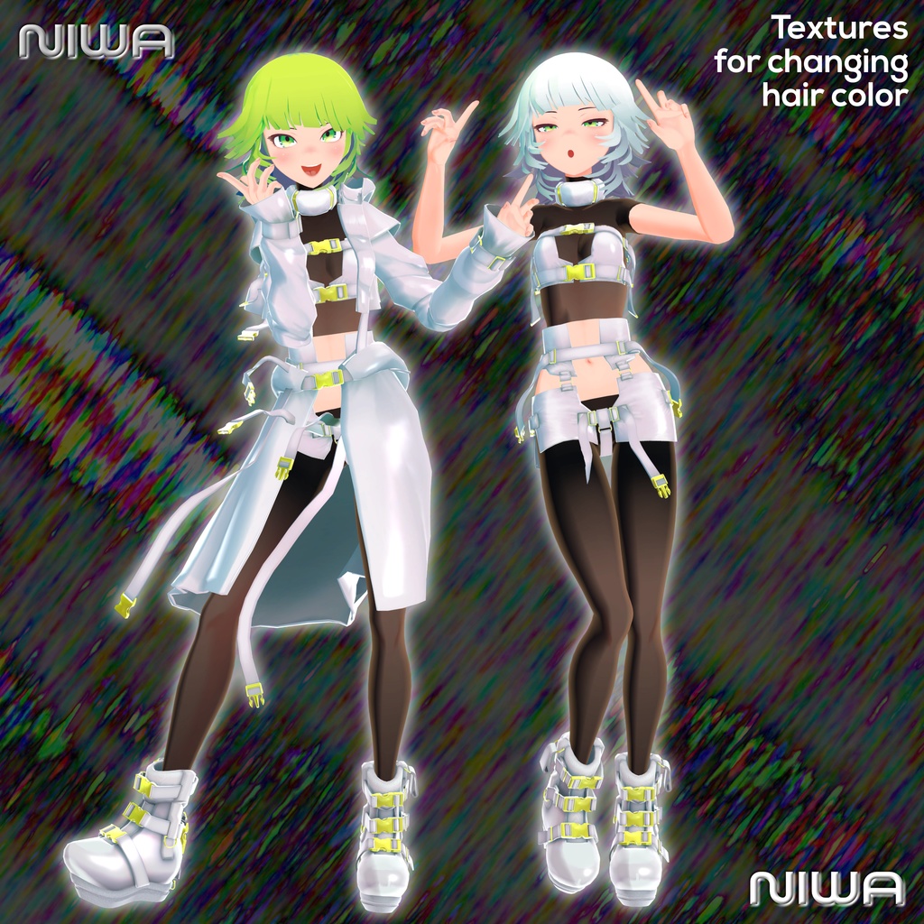 VRCHAT想定3Dモデル「NIWA ーニワー 庭」