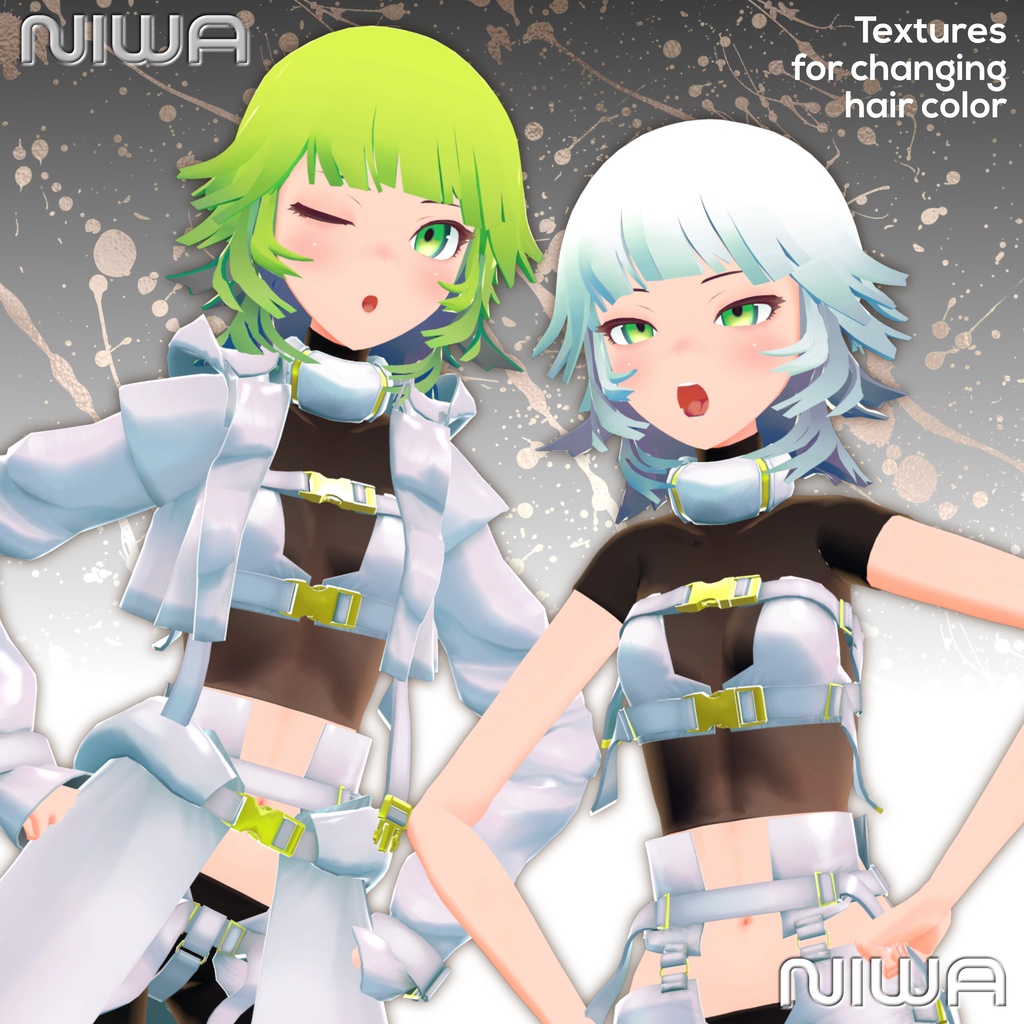 VRCHAT想定3Dモデル「NIWA ーニワー 庭」