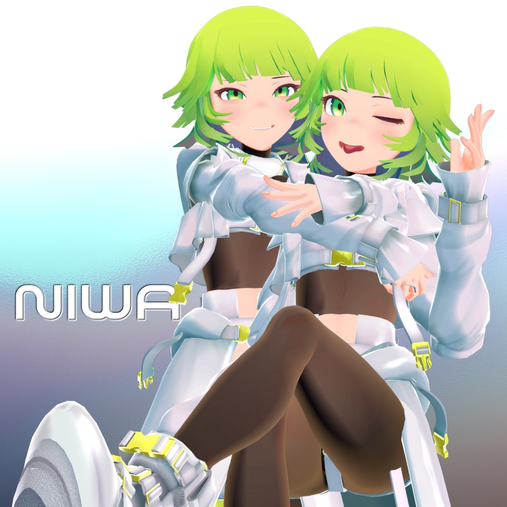 VRCHAT想定3Dモデル「NIWA ーニワー 庭」