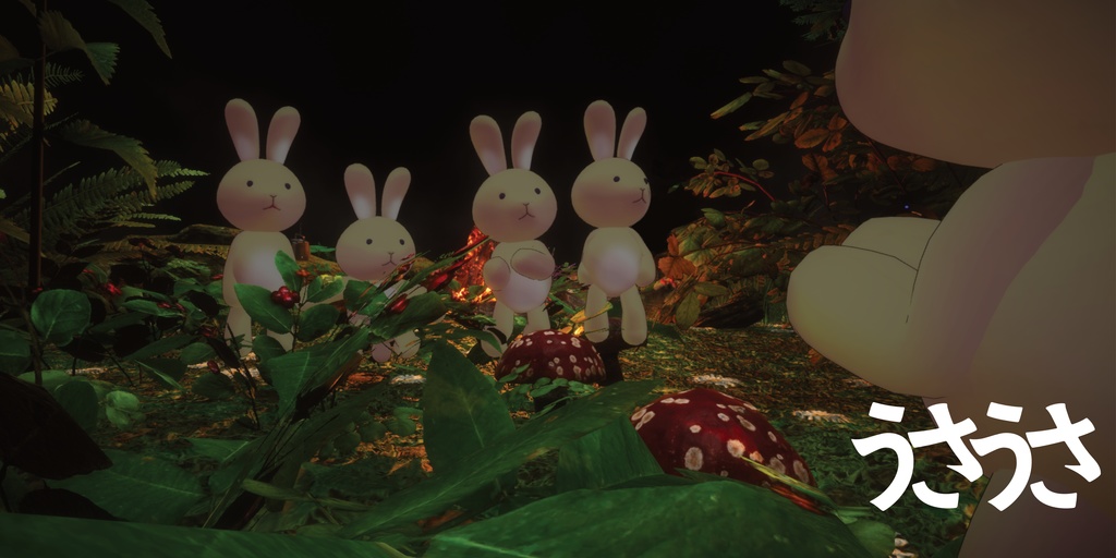 うさうさ オリジナル3Dモデル「うさうさ」 - 元気くん3Dショップ - BOOTH