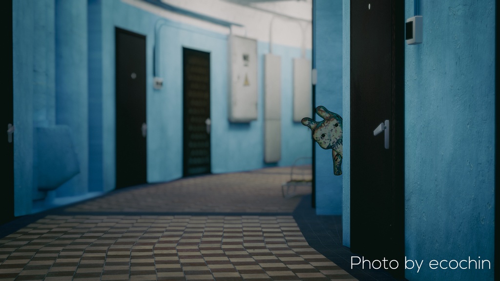 オリジナル3Dモデル「暗黒ねこ」