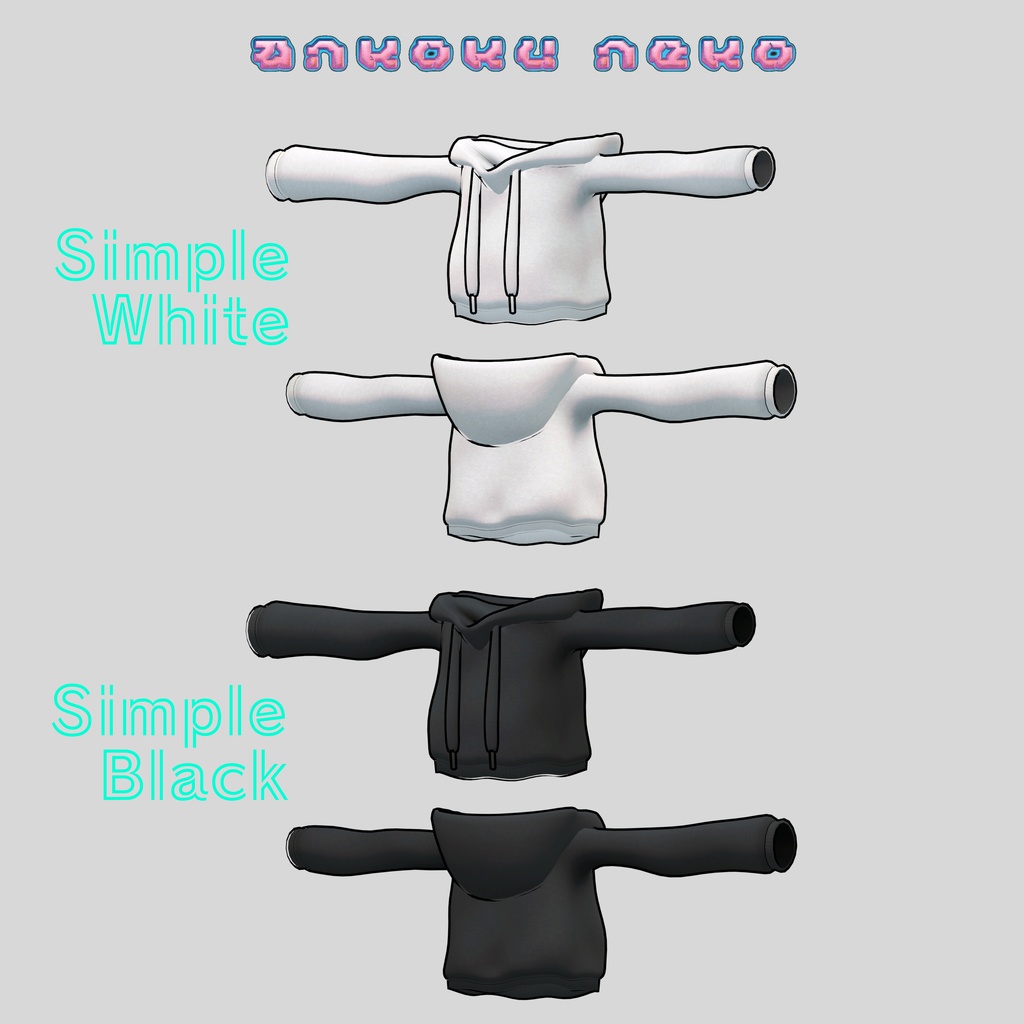 フーディー【暗黒ねこ専用衣装】