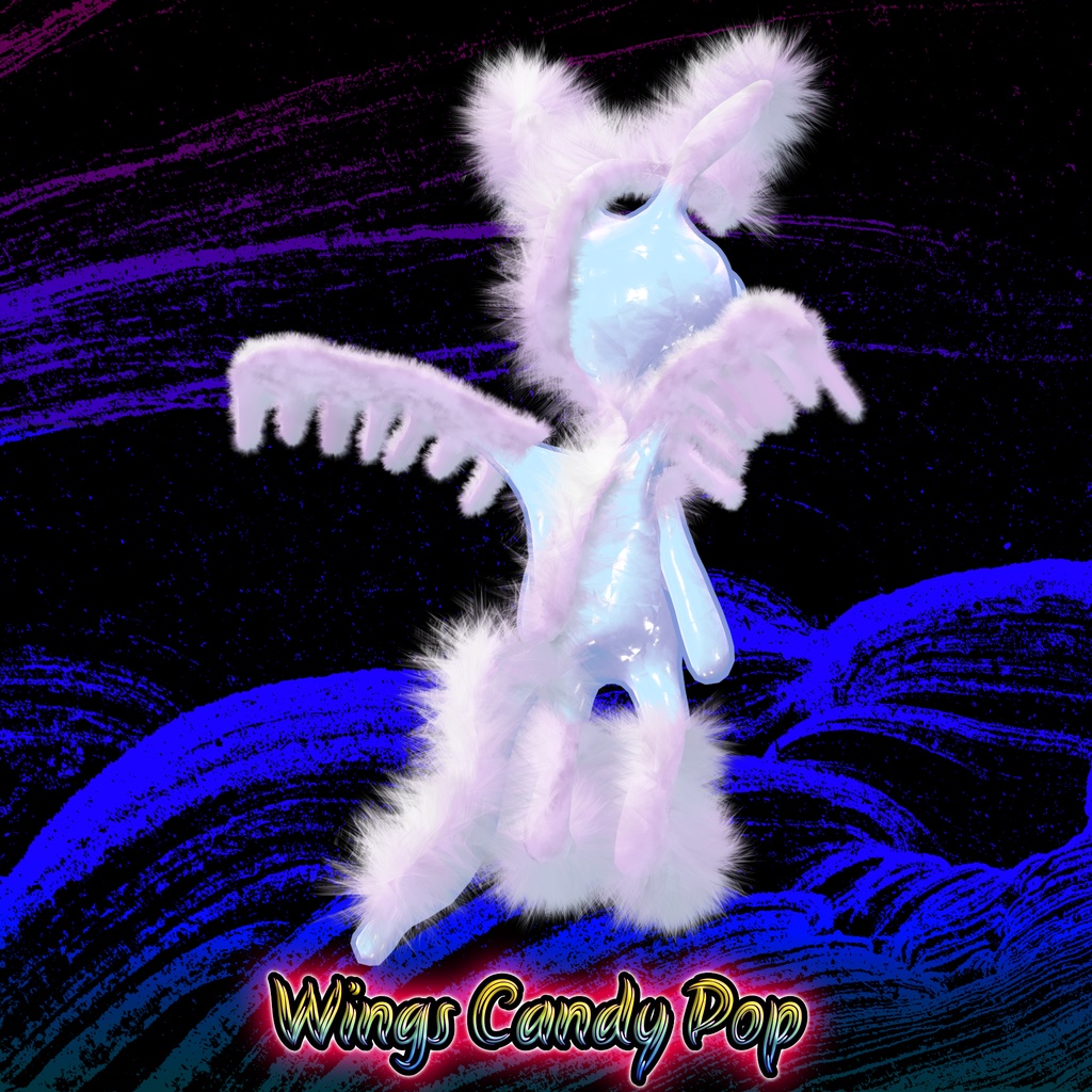 オリジナル3Dモデル「ウィングス・キャンディーポップ」